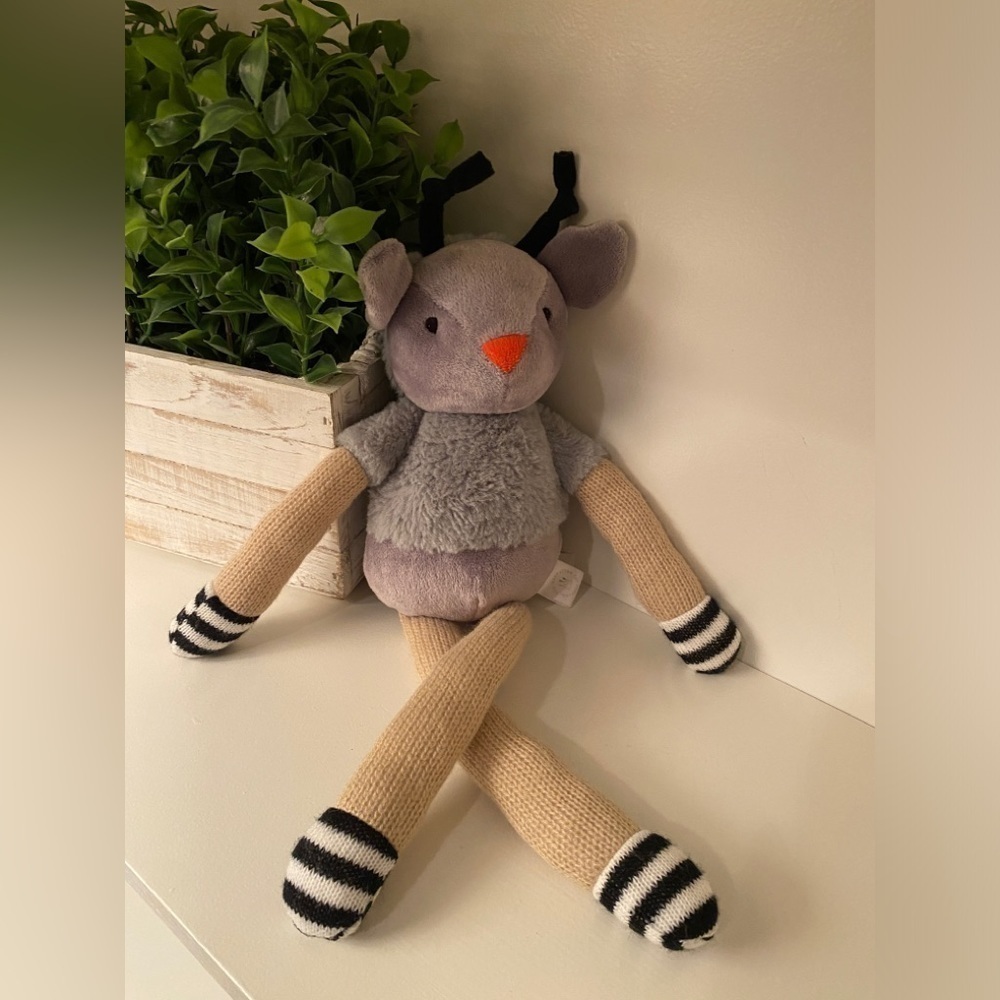 Manhattan Toy Company Twiggies Sammy Stuffed Animal Long Deer Plush Toy Gift 16”